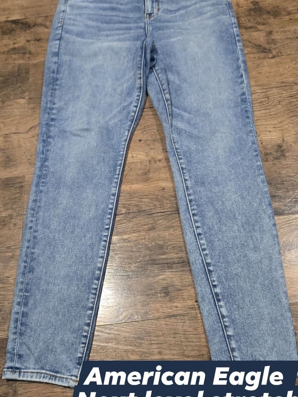 American Eagle Outfitters light blue stretch jeans